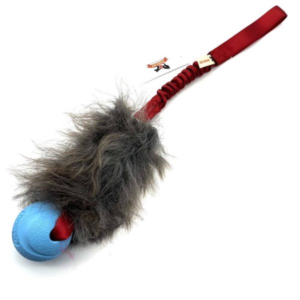 Doggie-Zen - Elastisk fårskinnskampis Chuckit