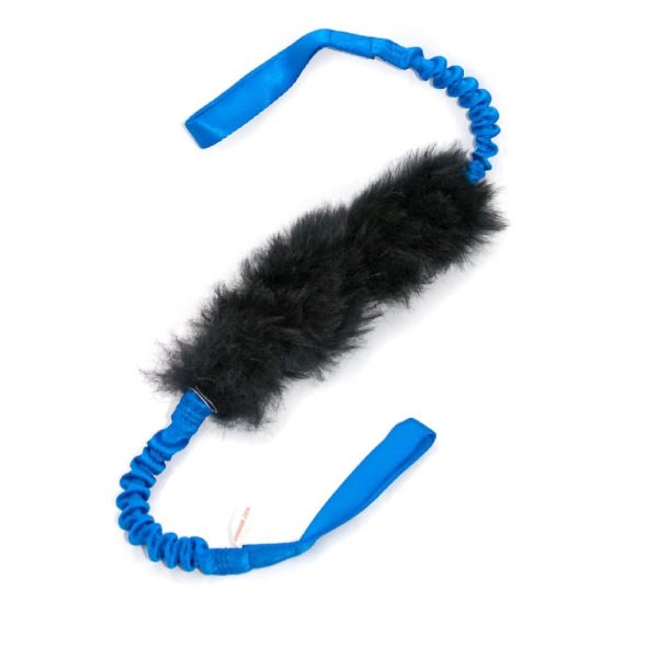 Doggie-Zen - Elastisk fårskinnskampis två handtag
